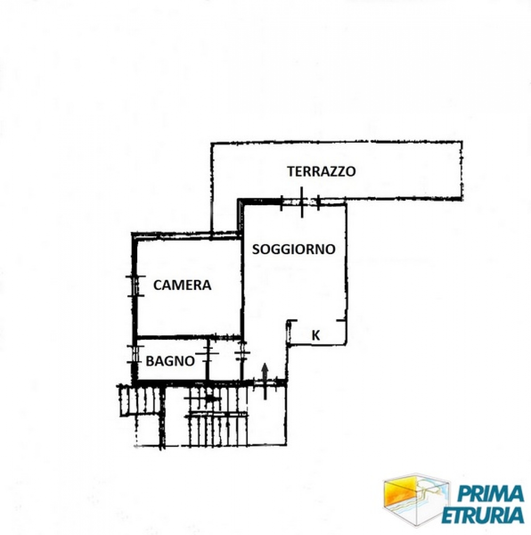 BILOCALE CON FANTASTICO TERRAZZO E POSTO AUTO - ZONA ROSMARINA - 