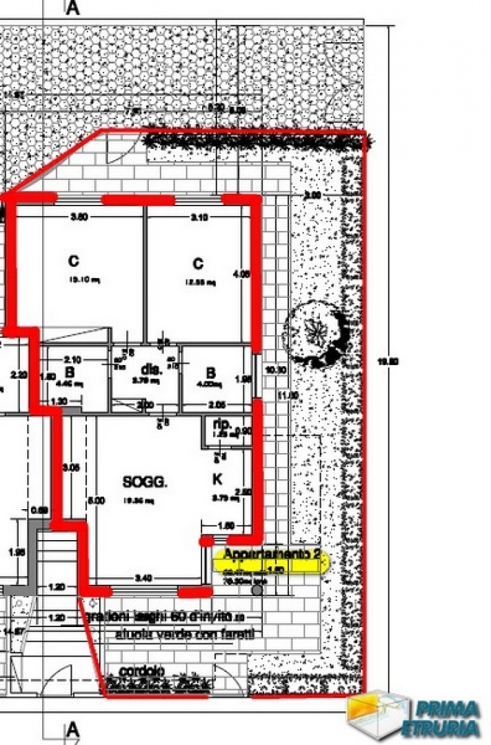 FANTASTICO TRILOCALE CON GIARDINO A DUE PASSI DAL MARE - ZONA ROSMARINA -