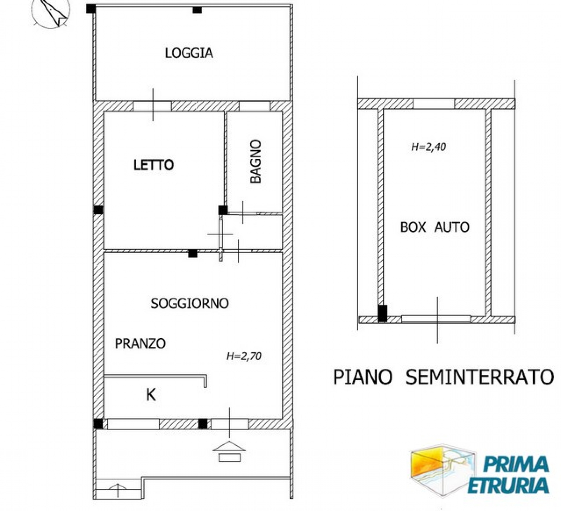 Bilocale con ingresso indipendente e garage in zona tranquilla, a due passi dal mare - ZONA TOMBOLO -